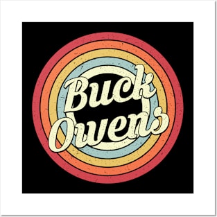 Buck Proud Name Retro Rainbow Tribute Posters and Art